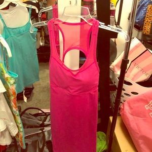 Fabletics pink compression dress